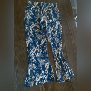 Hurley floral print flared pants